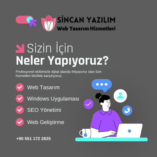 Elazığ Alacakaya Masaüstü Yazılım Program Geliştirme 0551 172 28 25