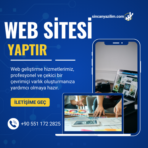 İşletmenize Özel İnternet Sitesi Yaptırın 0551 172 28 25